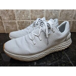 Nobull Ripstop Running Shoes Gray Low Top Geometric Lace Up Mens 11.5 Womens 13